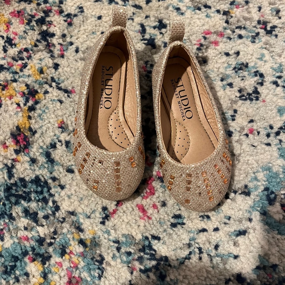 Studio Kids Gold Ballet Flats